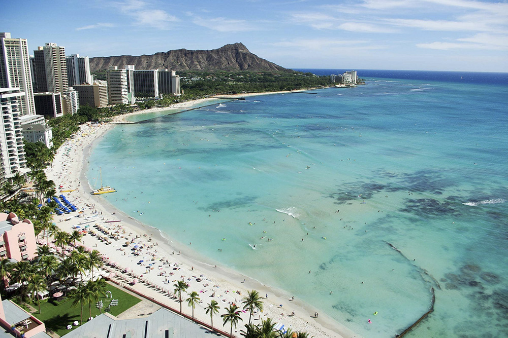 du lịch biển trăng mật hawaii