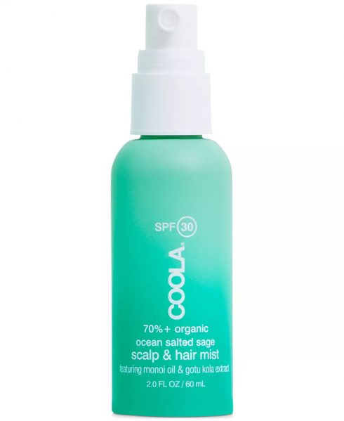 Xịt chống nắng dành cho da đầu và tóc Coola Scalp & Hair Mist Organic Sunscreen SPF 30.