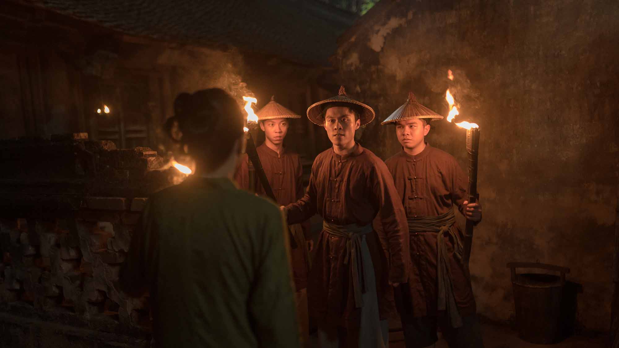 khung cảnh căng thẳng trong phim