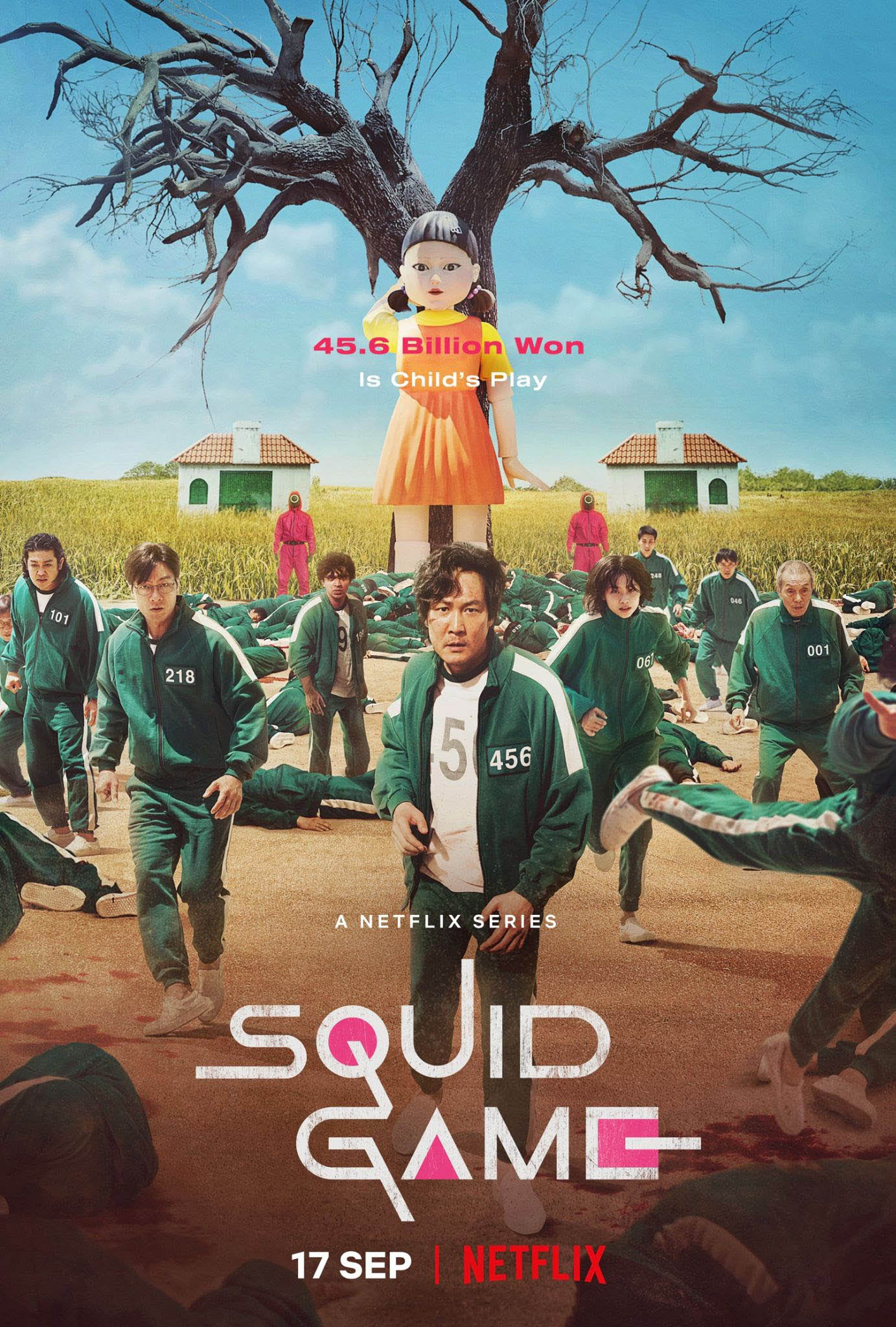 poster squid game sinh tồn