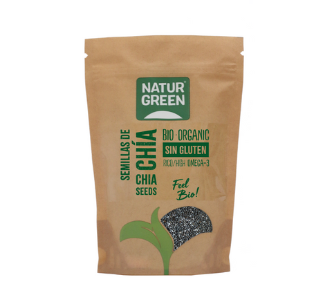 Hạt chia hữu cơ organic Chia Seeds Bio NaturGreen.