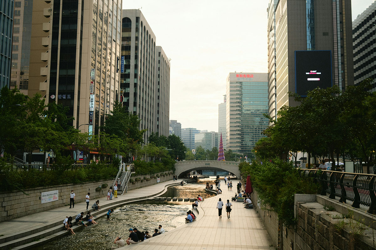 suối cheonggyecheon hàn quốc