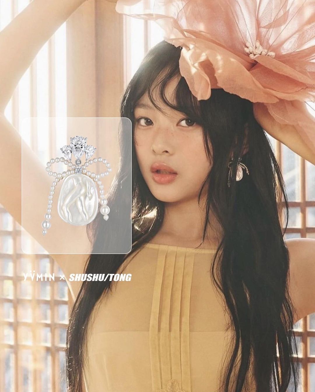 yvmin_official hanni diện trang sức