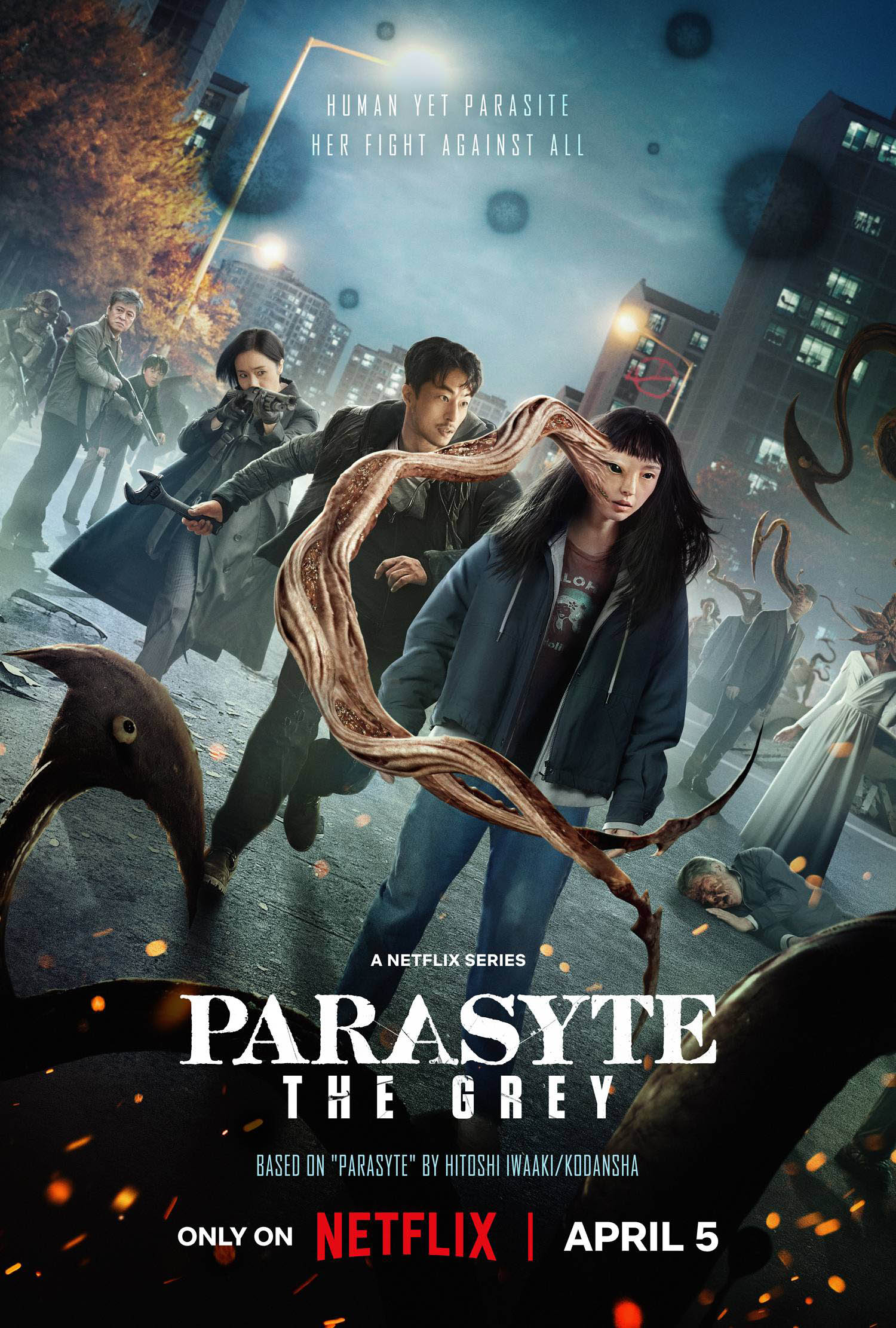 poster phim hàn parasyte the grey 