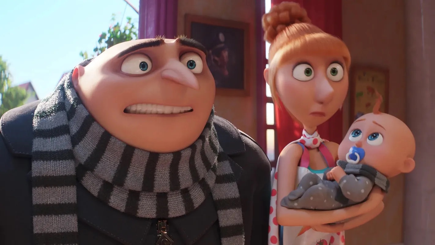 Gru và Lucy trong Despicable Me 4