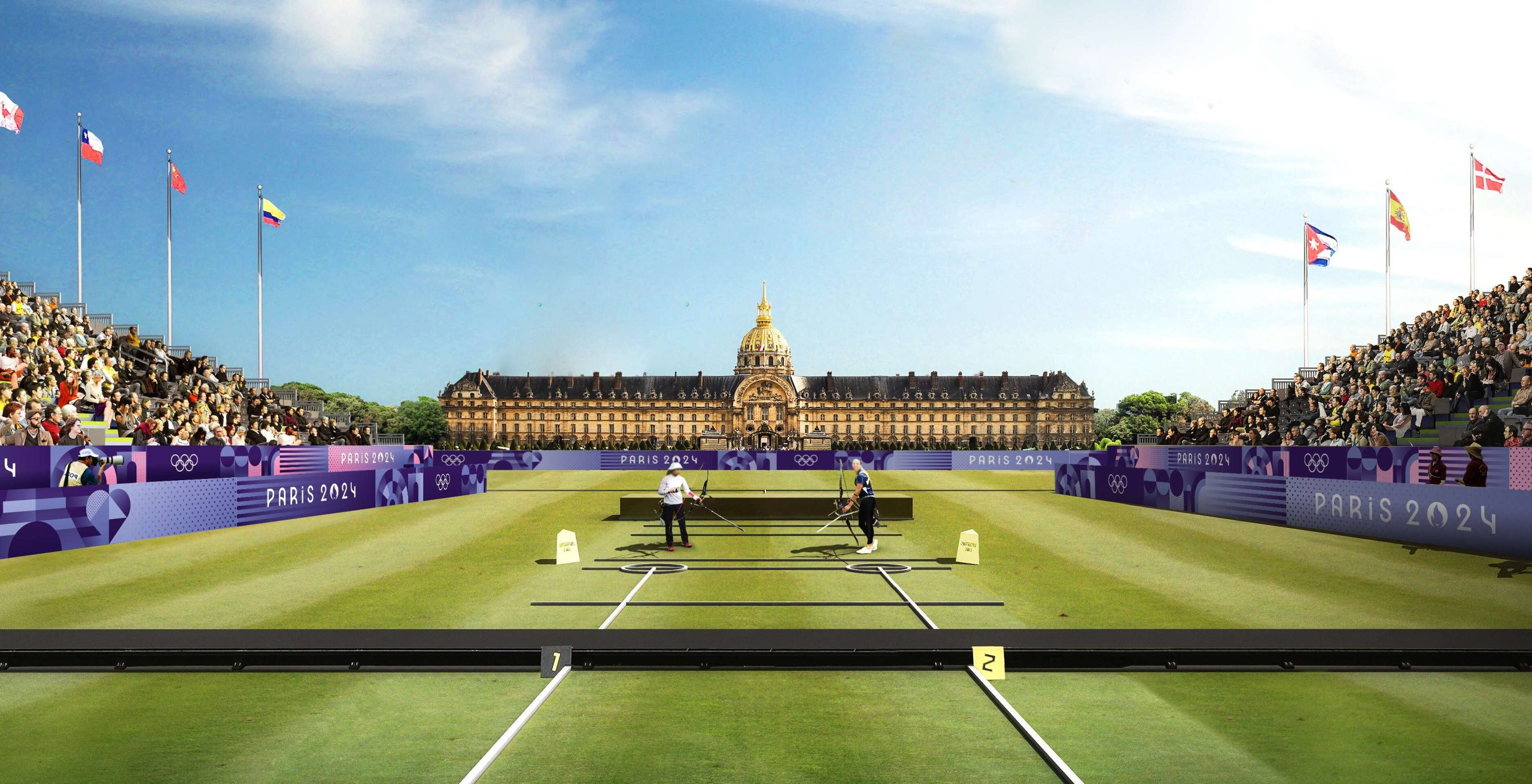 điện invalides là địa điểm tổ chức thi đấu tại Olympic 2024