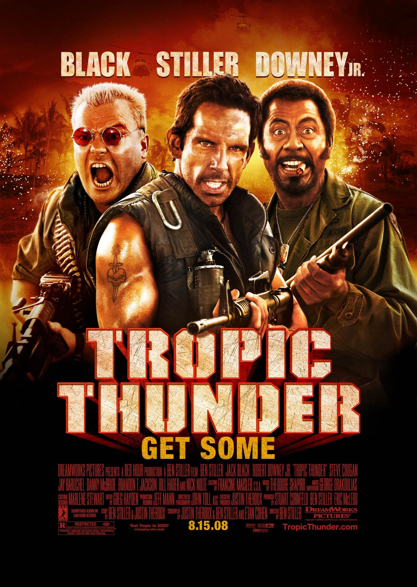 tropic thunder phim hài của nam diễn viên đóng iron man