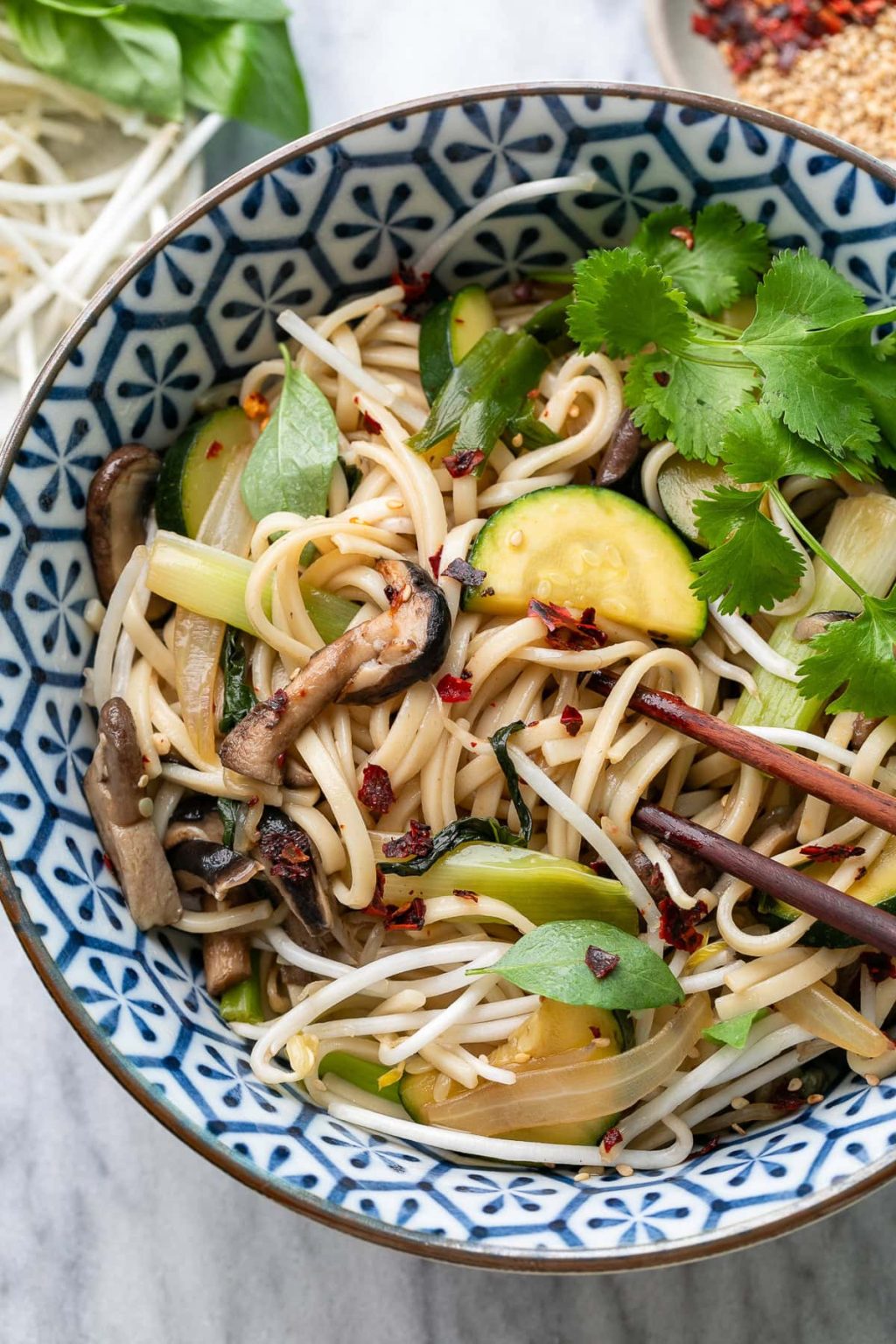 Ăn chay với món mì Udon