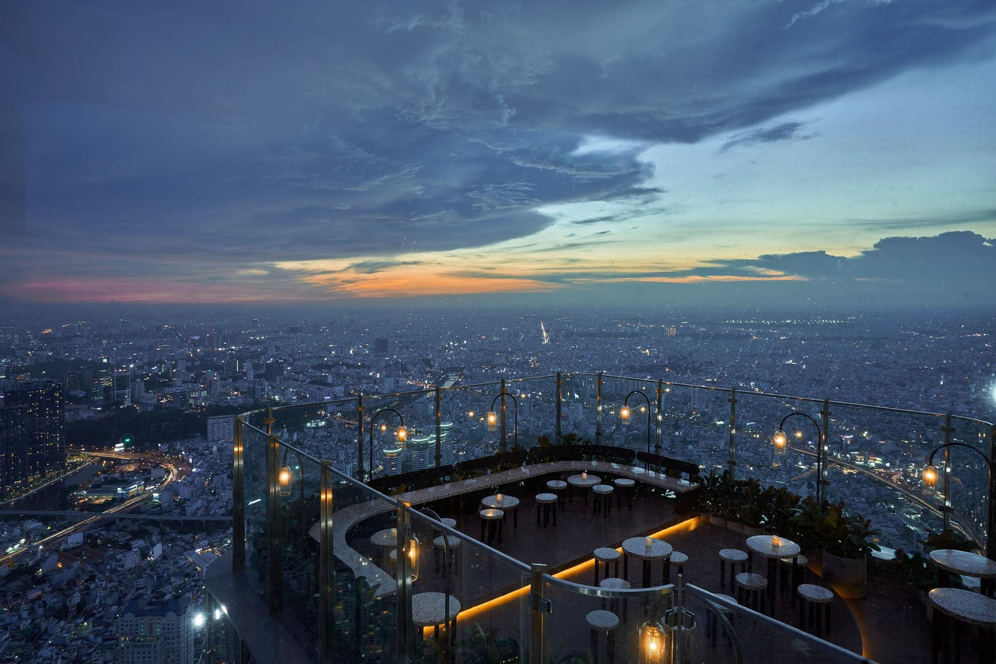 view sài gòn từ trên cao