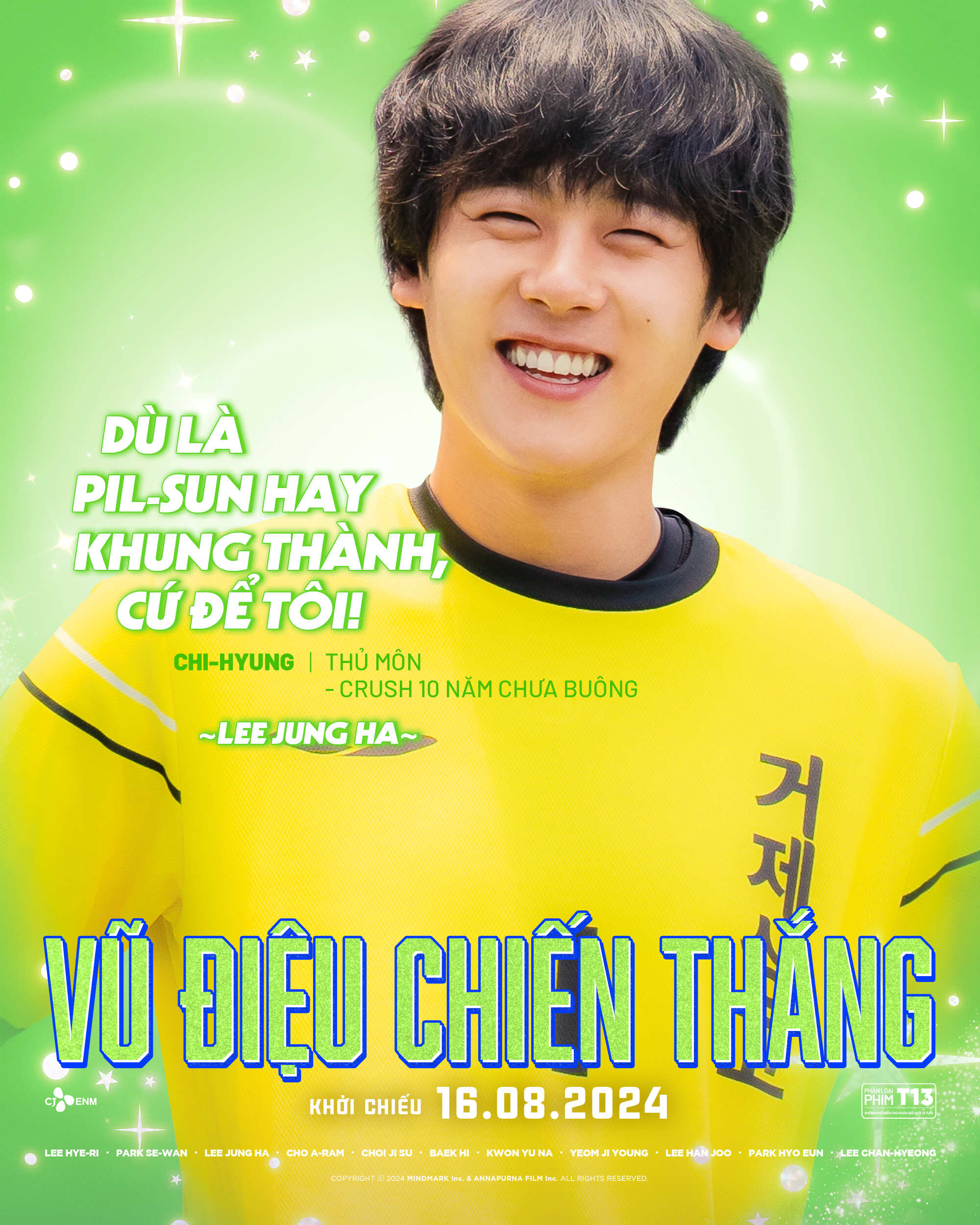 lee jung ha trong poster phim vu dieu chien thang