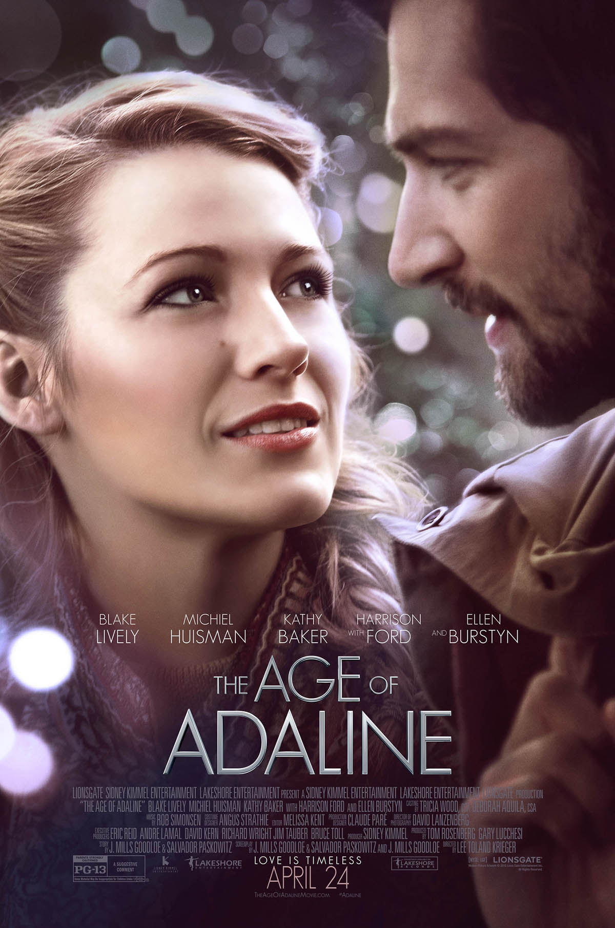 poster the age of adailine nu dien vien blake lively