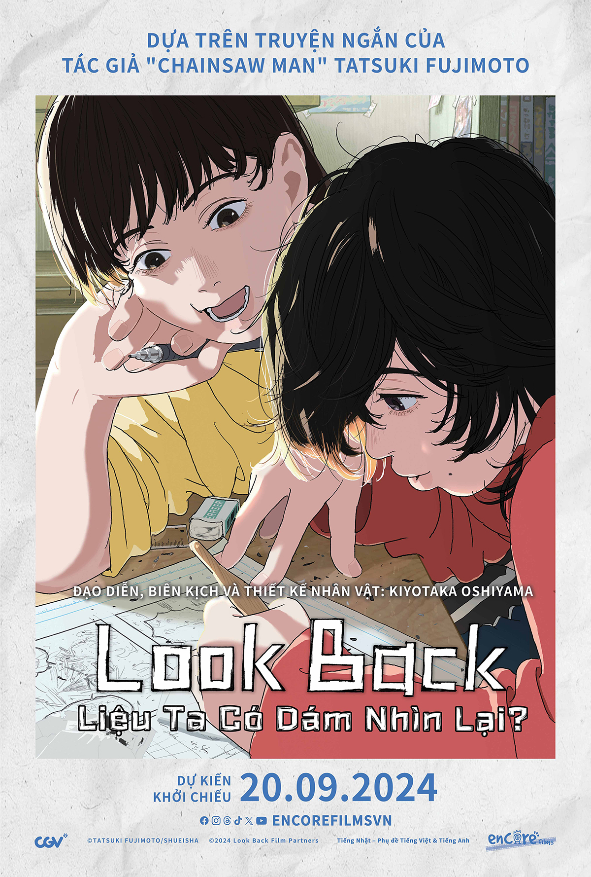 poster anime look back