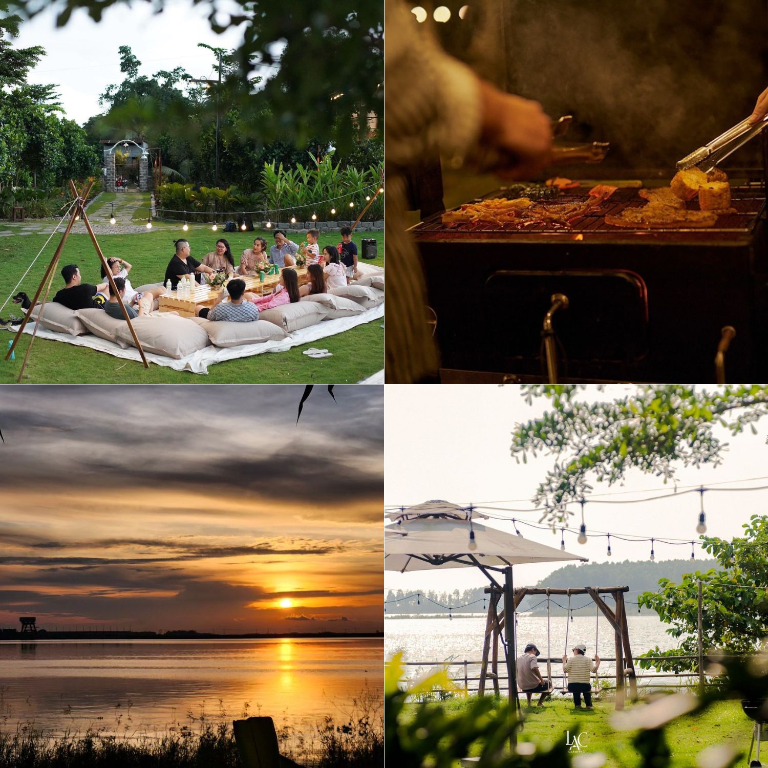 picnic cắm trại lạc glamping