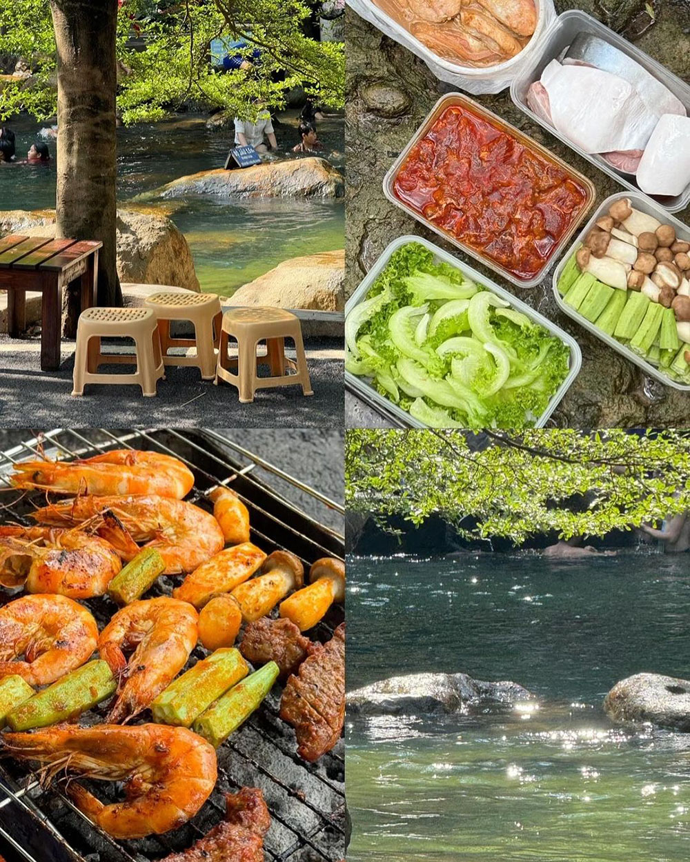 picnic ở thủy châu