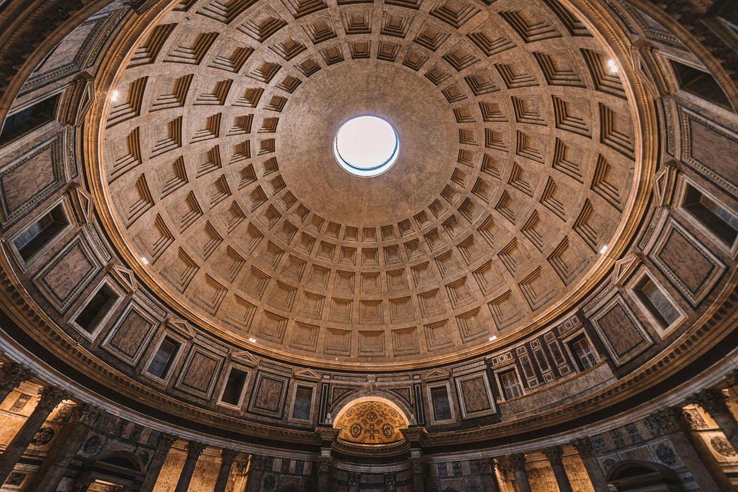 mái vòm đền pantheon rome