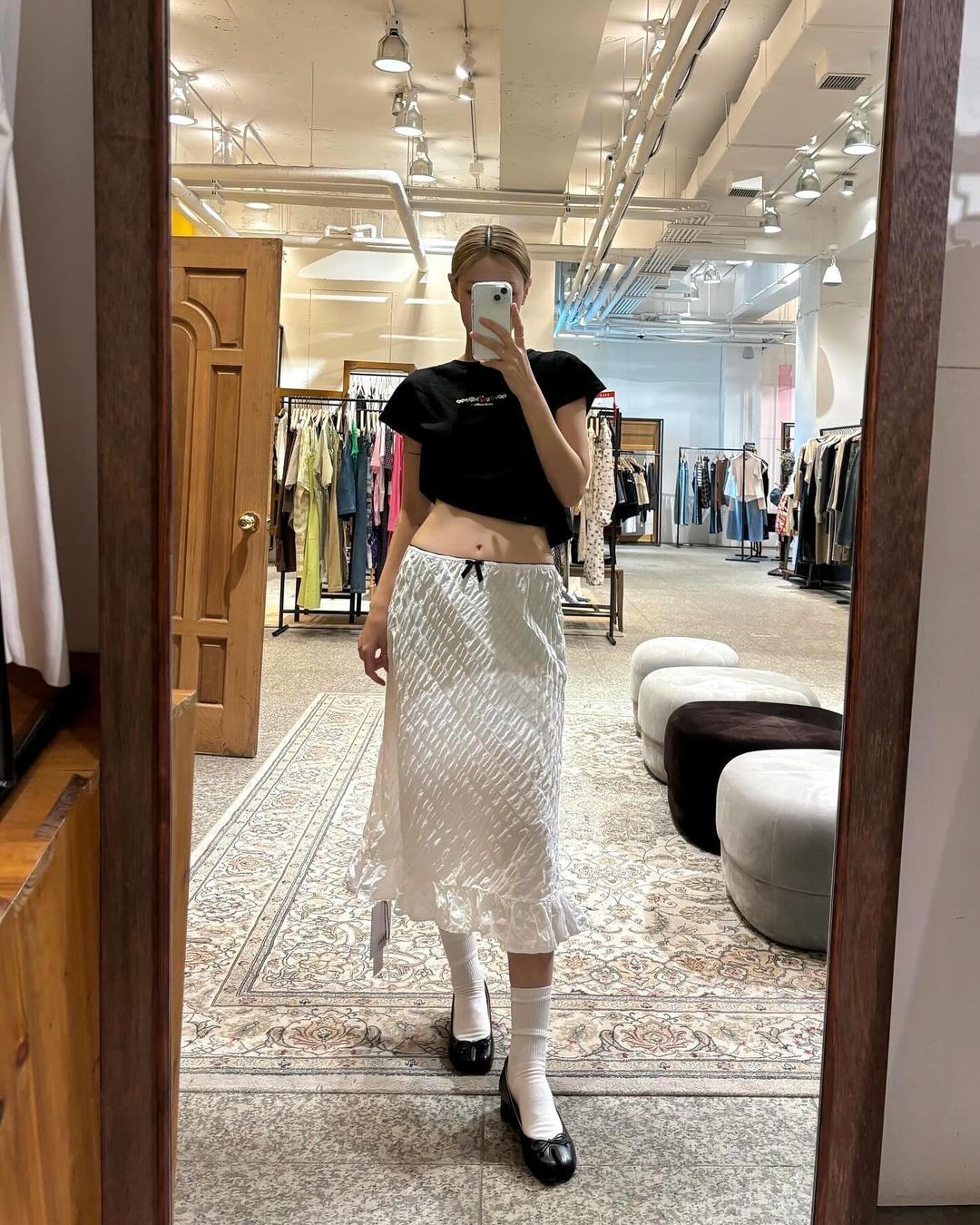 douneo diện áo croptop