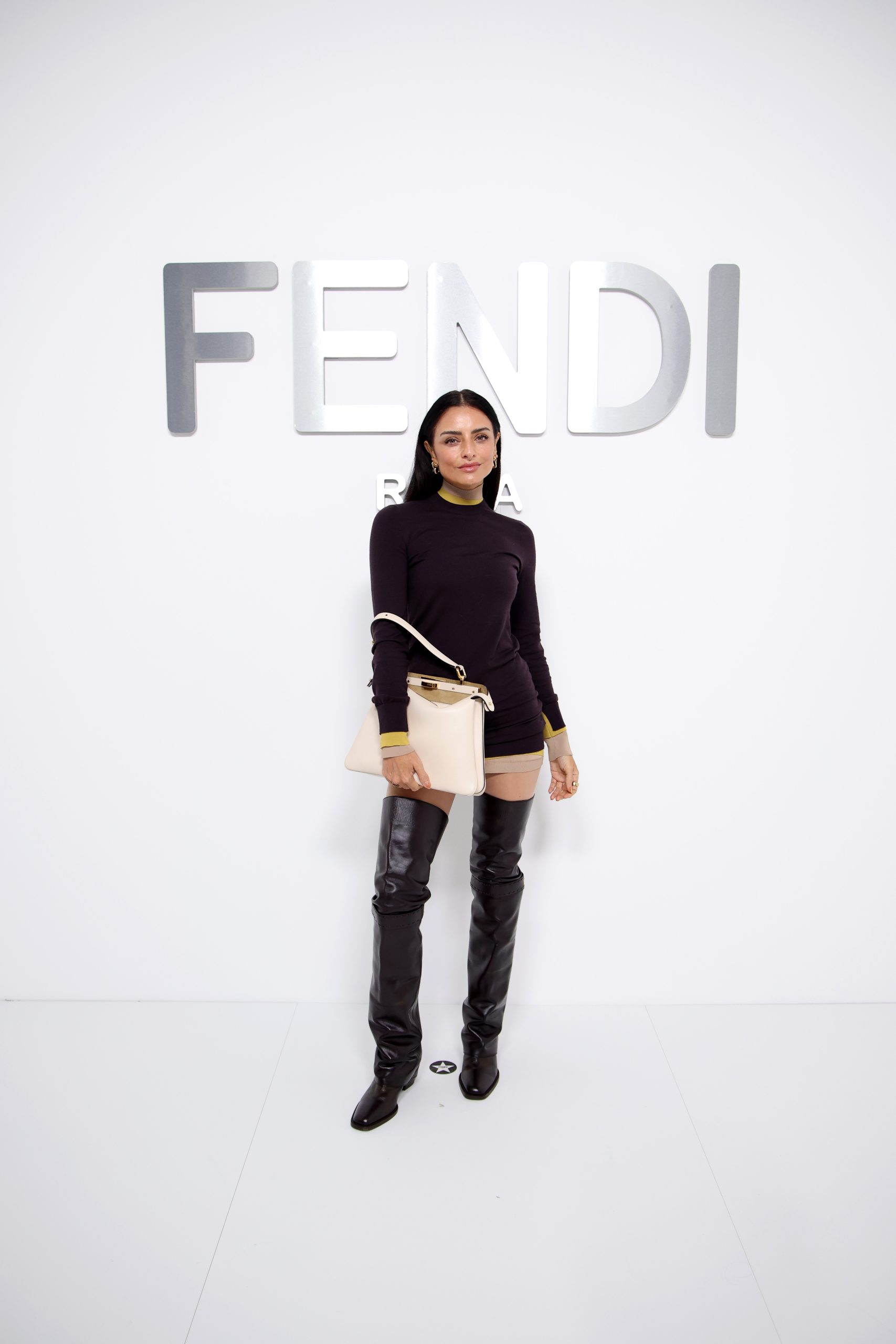 Aislinn tham dự show fendi