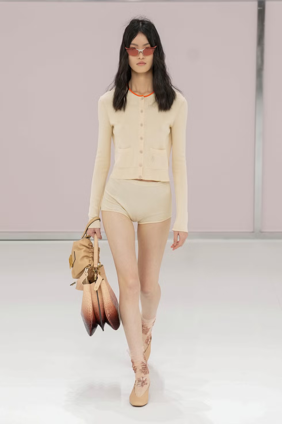 bản phối màu nude fendi