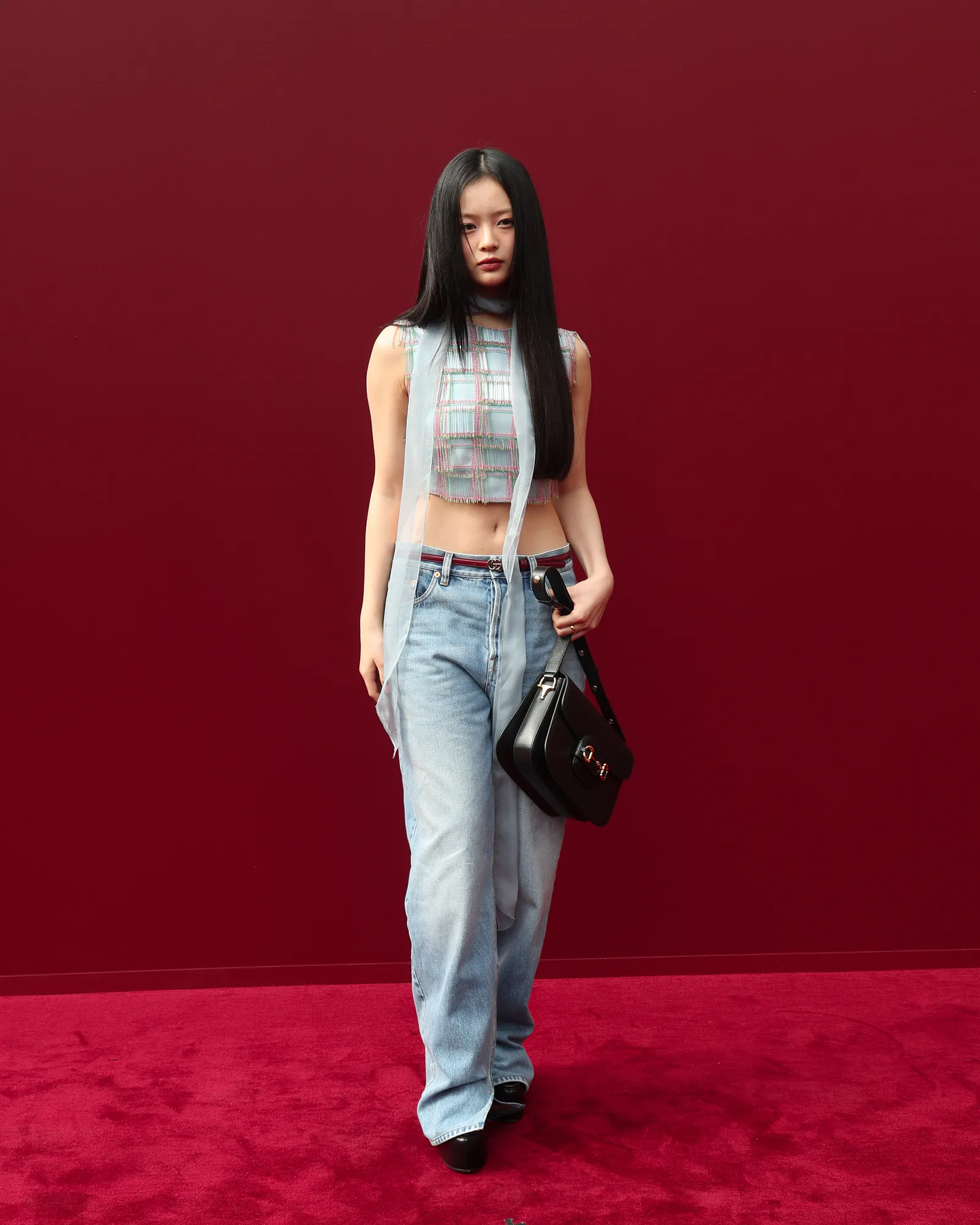 Hanni tại show Gucci sao hàn