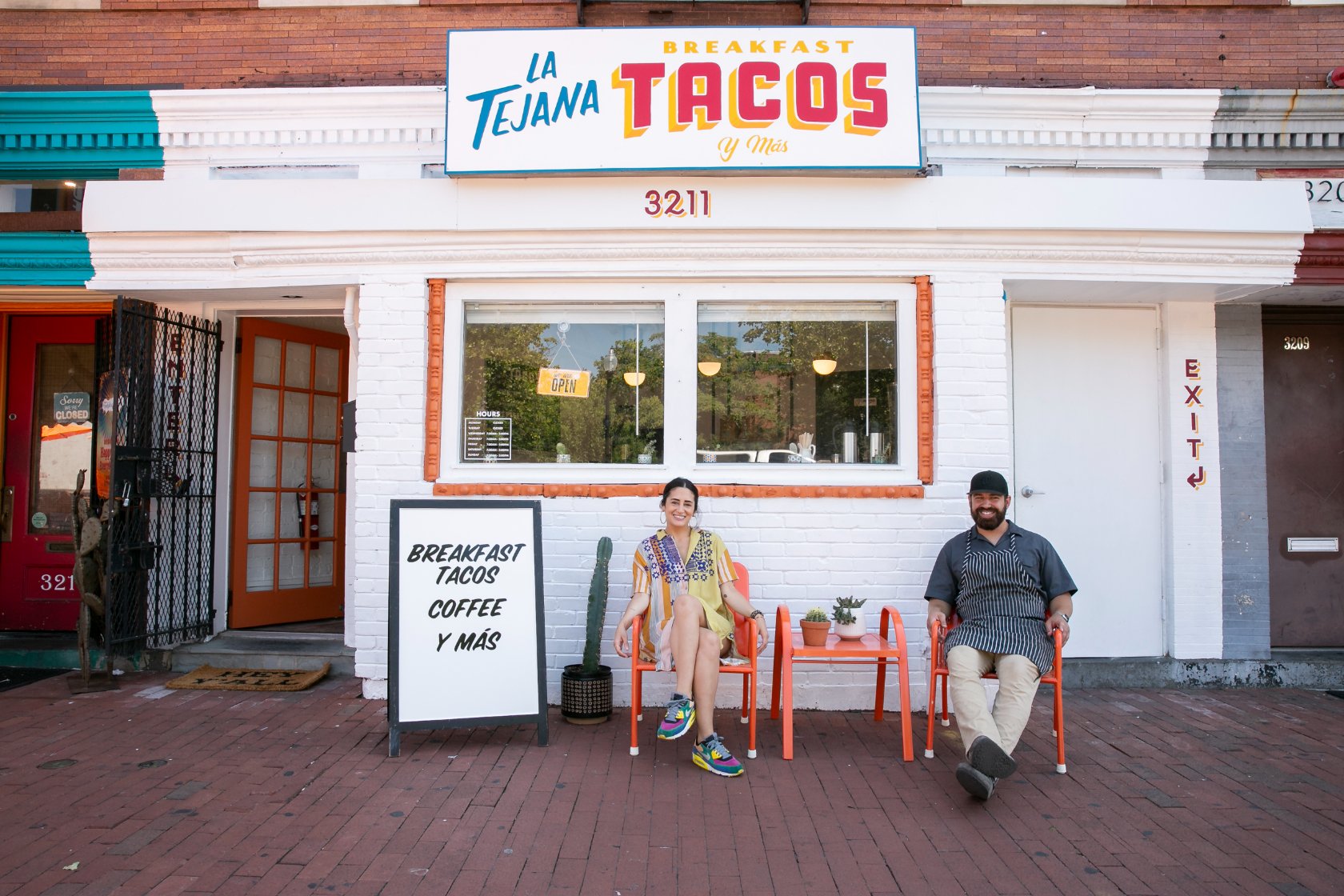 nhà hàng tacos La Tejana tại Mount Pleasant (Washington DC, Mỹ)