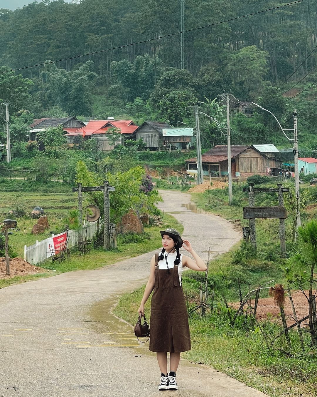 làng ở măng đen