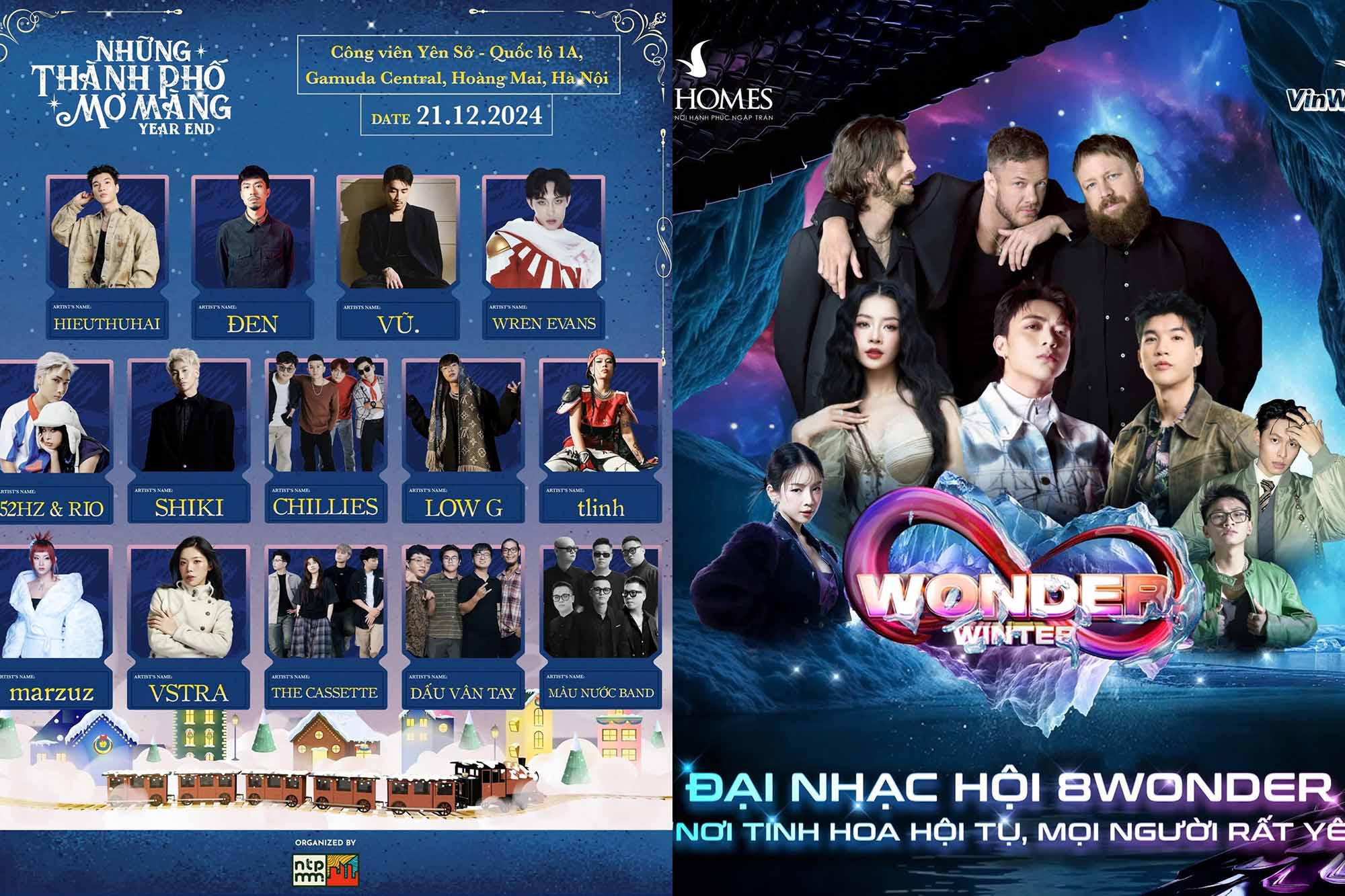 8 wonder winter và  những thành phố mơ màng